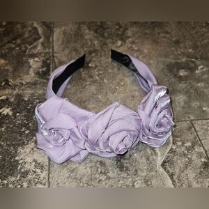 Lavender Rosette Headband - New